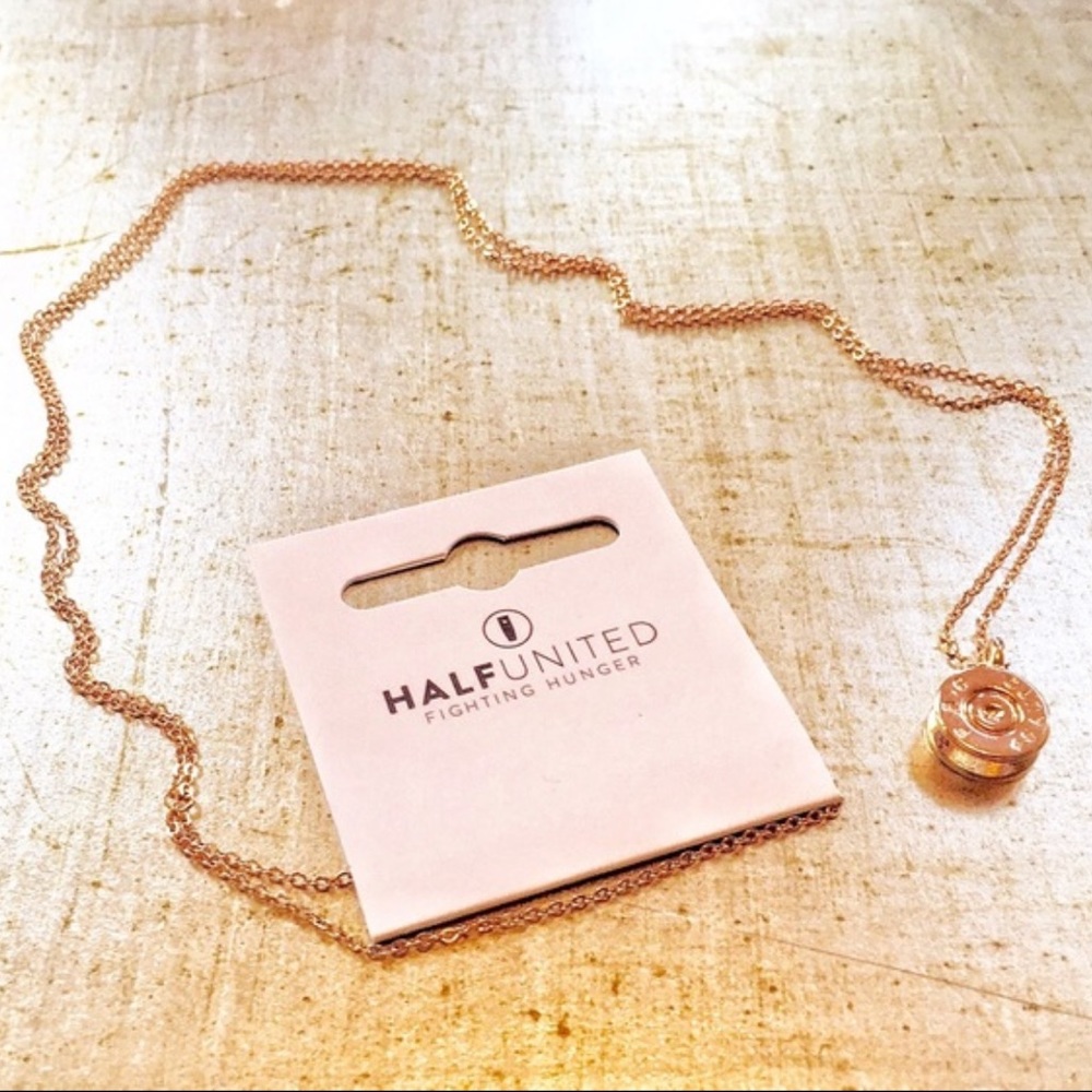 ✨HALF UNITED✨Tiny Top Bullet Necklace